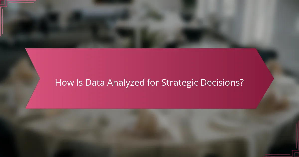 How Is Data Analyzed for Strategic Decisions?